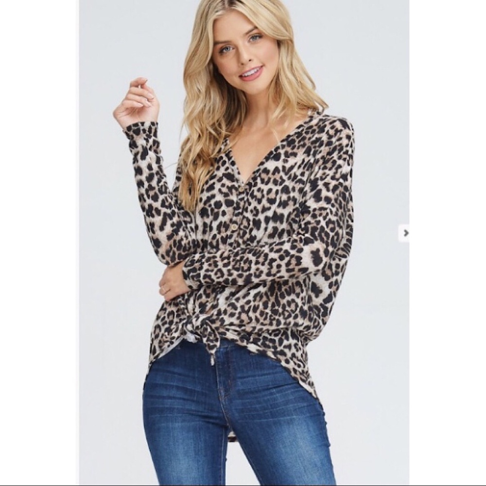 Cheetah Print Sweater